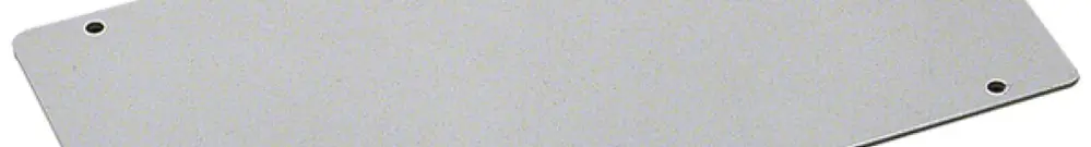Leitungseinführung Hager Univers 232×5×5mm Blech 