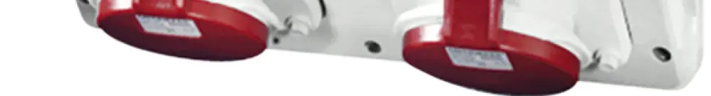 Connection Box Hensel Mi, 2×CEE 32A, 5 P, 400V, 6h 