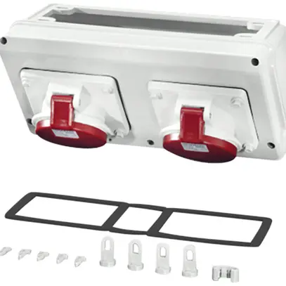Connection Box Hensel Mi, 2×CEE 32A, 5 P, 400V, 6h 