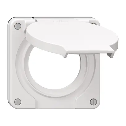 Coperchio con coperchio ribaltabile NEVO Ø53mm bi (guarn.ne) 