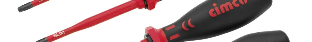 Jeu de tournevis CIMCO SLIM, 2×PZ, 4×Torx, VDE, 10 000V 