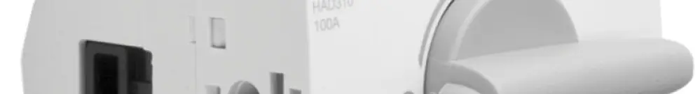 Interrupteur sectionneur Hager HAD310 3L 100A 