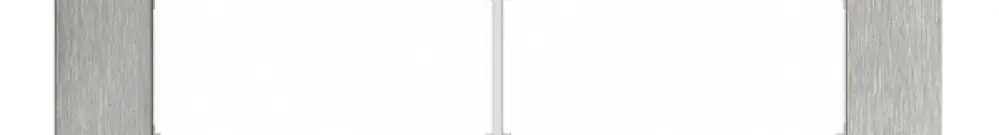 Telaio di cop. EDIZIOdue prestige 1×2 acciaio cromat.smerigliato 