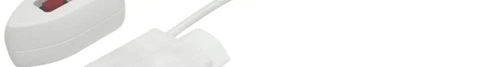 Spina intermedia MOUSE KABEL T12/T13 con interruttore 2m bianco 