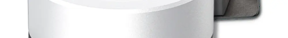 Dimmer rotativo wireless bianco-nero KnockautX, da BRELAG 