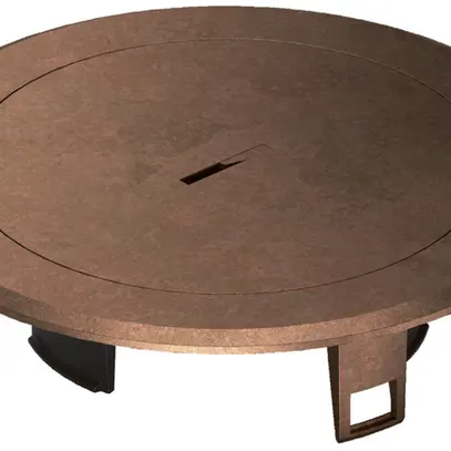 Coperchio Hager per BSR02 metallo rame 