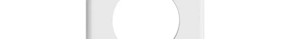 Plaque de recouvrement STANDARDdue 3×1 3×Ø50, blanc 
