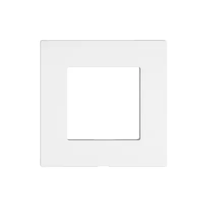 Plaque frontale EDIZIO.liv Wiser 60×60mm blanc 