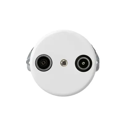 Presa di passaggio INC basico TV-R 23dB bianco 