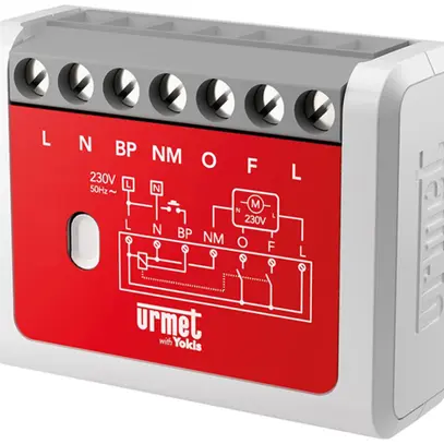 Attuatore per persiana RF INS Urmet MVR500E-UP Zigbee 1×usc 2A 500W AC 1×ingr 