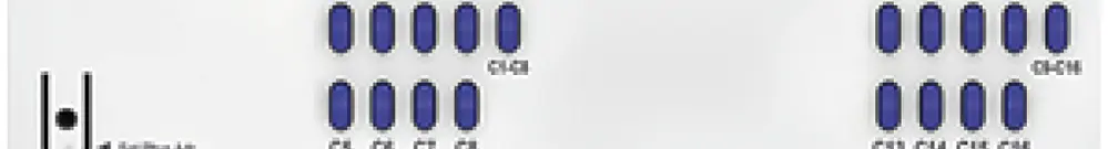 Attuatore-commutatore AMD KNX Theben RM 16 S, 16 volte 