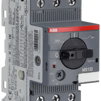 Démarreur de moteur AMD ABB MS132, 7.5kW AC-3 (16…20A) 3L à vis 