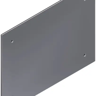 Coperchio impermeabile Quox 255×187mm acciaio al cromo sabbiato IP54 