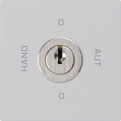 Intérieur interrupteur à clé 0-Hand-0-Aut. kallysto 2/1L gris clair avec serrure 