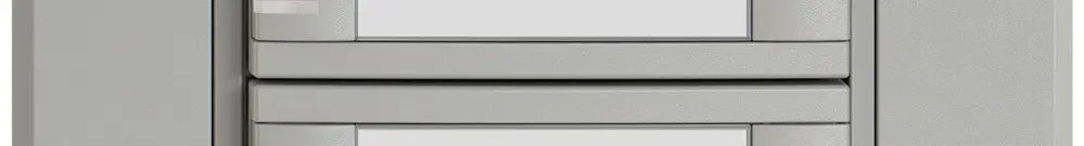 UP-KNX-Taster RGB EDIZIO.liv SNAPFIX® Temperaturfüh.RGB-LED Pap.3×T 2-Tbed.hgu 