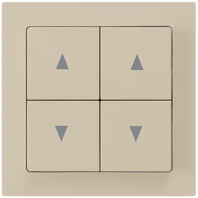 UP-Storenschalter kallysto A beige mit 4 Funktionstasten 