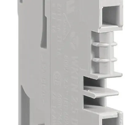 Borne de dérivation Hager 2.5mm² 4×L, 800V/24A, enfichable, ouvert sur le côté 