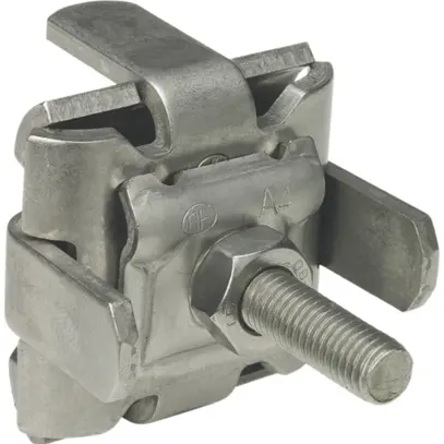 Morsetto croce tondo Flury FE 45, acciaio inossidabile A4, Ø 8…16mm, placca 