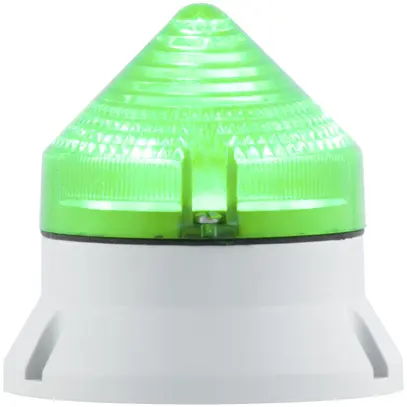 Lampe clignotante Hugentobler CTL600 vert 12/24V AC/DC, IP54, Ø73.5×74.5mm 