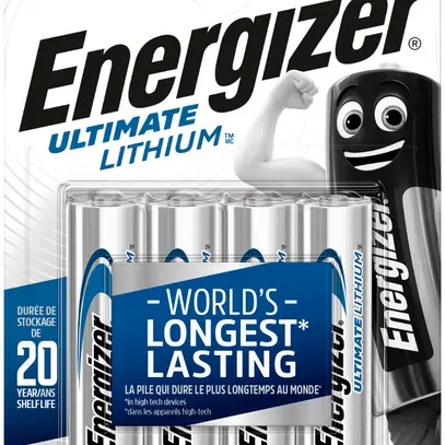 Batterie Lithium Energizer Ultimate LR6 1.5V 4 Stück 