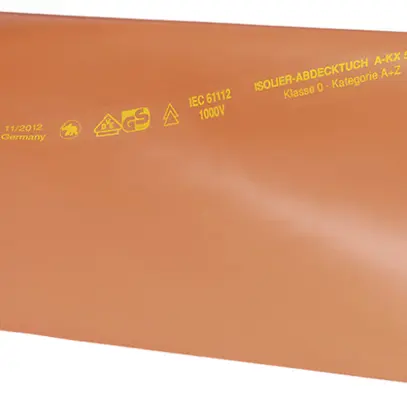 Abdecktuch KNIPEX 1000V 500×500×1mm rot 