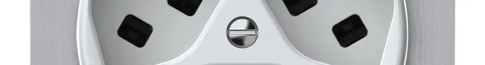 Presa INC origin 3×tipo 23 1×S 16A 230V 77×77mm bianco 