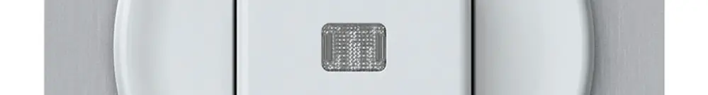 Interruttore a pulsante luminoso INC origin sch 6 LED 77×77mm bianco 