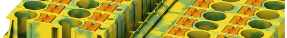 Borne de protection 0.5…6mm² Push-in.vt-jn PT 6-QUATTRO-PE 