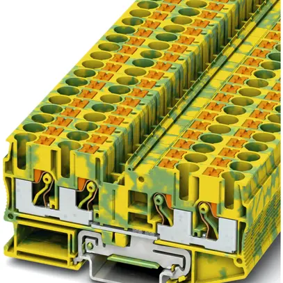 Borne de protection 0.5…6mm² Push-in.vt-jn PT 6-QUATTRO-PE 
