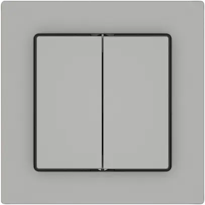 Contact à poussoir EDIZIO.liv SNAPFIX® 2×AR/1P grc 