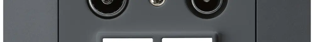 Prise d'antenne ENC R/TV HMS kallysto.trend 19dB anthracite 