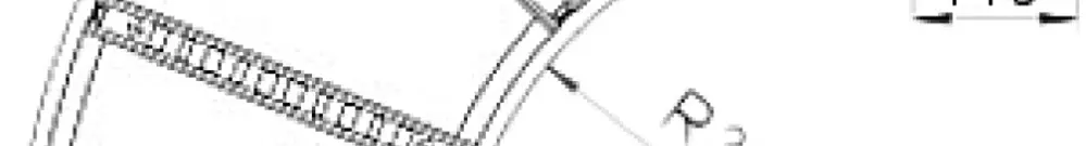 Gomito 90° orizzontale BET 110×500mm p.passerella cavi zincato i.continuo 