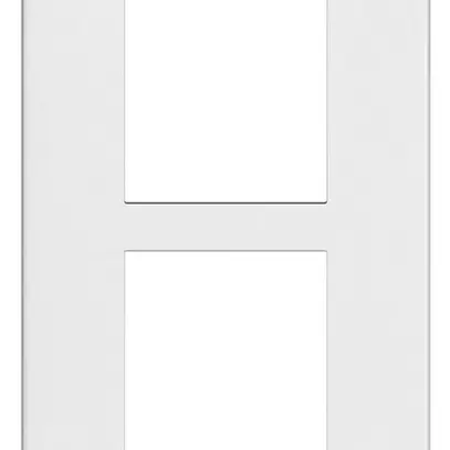 En-tête ENC Legrand Arteor 2×1, vertical, blanc 