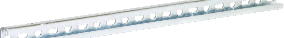 Rail en C Caddy type E5, L=0.6m 20×36mm, zingué à chaud 