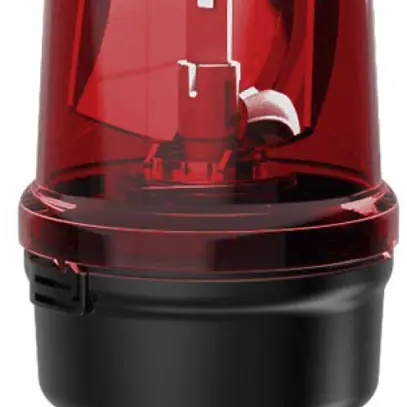 Feu tournant LED WERMA 885 24VAC/DC montage sur tube rouge 