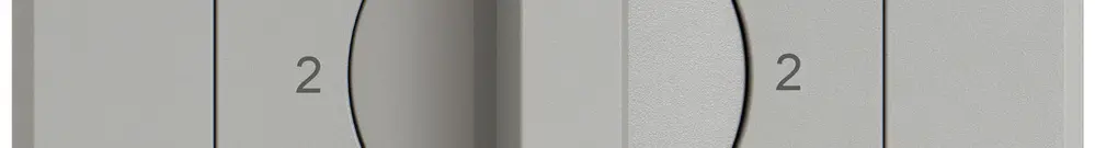 Kit di montaggio INC EDIZIO.liv SNAPFIX® p.interr.rot.manop.2-1-2-1 grc 