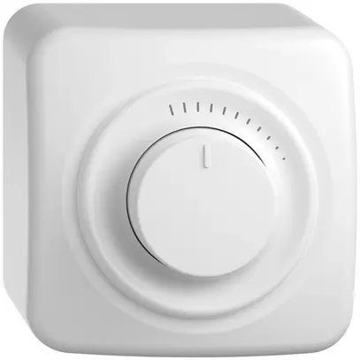 Regolatore di velocità AP SDUE 230VAC, 1 fase, 20…400VA, 76×76mm, bianco 