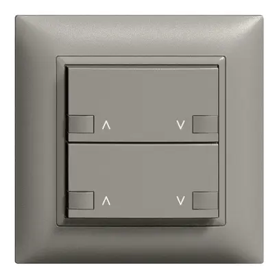 Kit frontal ENC moteur 2c/2touch ZEP 88×88mm gris foncé 