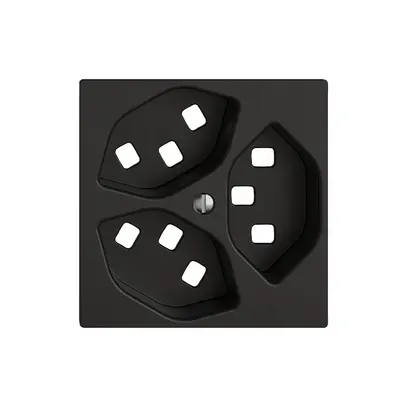 Kit di montaggio EDIZIO.liv SNAPFIX® per presa 3×T23 ne 