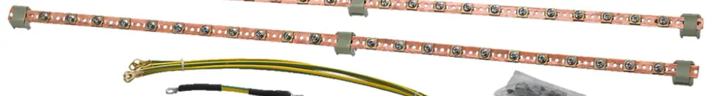 Kit de compensation de potentiel ROLINE 22×raccordement cuivre 780×25×25mm 