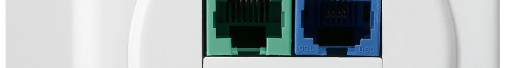 Scatola di raccordo AP DSL basico 2×RJ45 bianco 