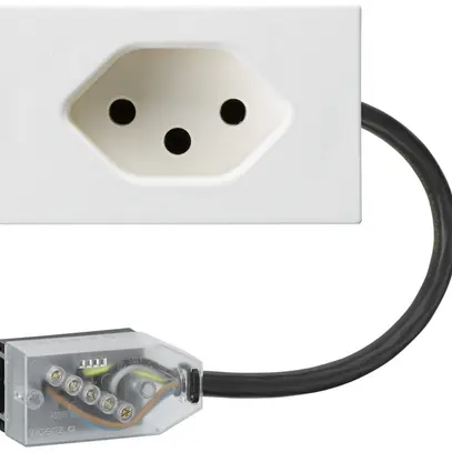 Presa INS FLF tipo 13 L1 bianco per cavo piatto Technofil 
