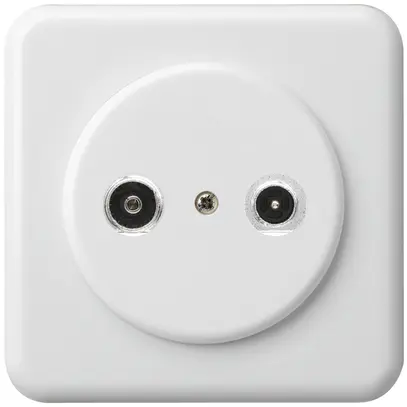Presa d'antenna INC basico TV-R mont.C 11dB 2GHz bianco 