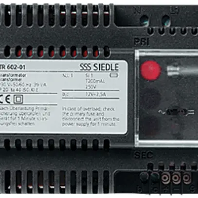 Transformateur AMD Siedle 230V AC 2500mA 107×89×60mm 