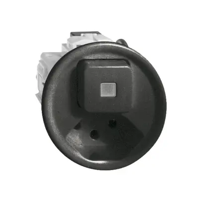 Combinaison lum.3/1L+T13 noir orientation FH, lentille LED jaune 