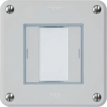 UP-Taster robusto A KNX 2× RGB LED s/e-link hellgrau 