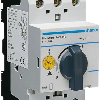 Démarreur de moteur Hager 6.3…10A 