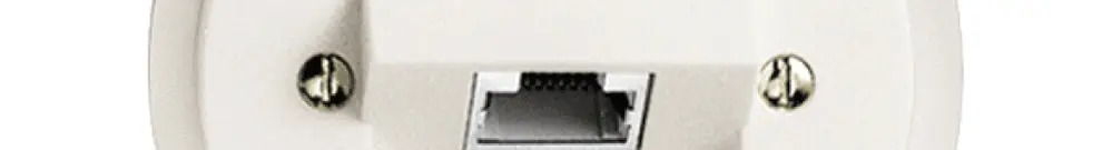 Scatola di raccordo INS JK 58 1RJ45 bianco 