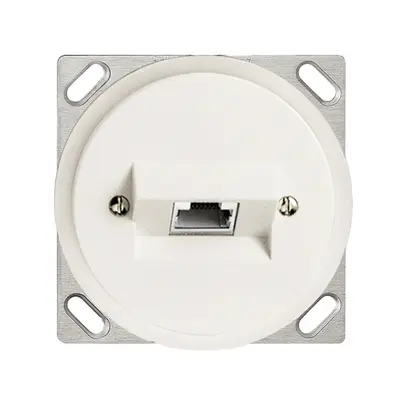 Scatola di raccordo INS JK 58 1RJ45 bianco 