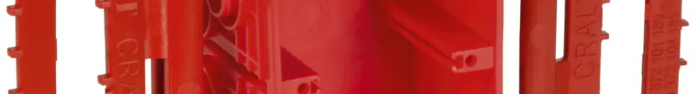 Scatola INC MT Crallo-Fly grd.I-I rosso con supp.d.scatola 